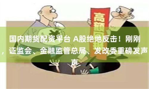 国内期货配资平台 A股绝地反击！刚刚，证监会、金融监管总局、发改委重磅发声