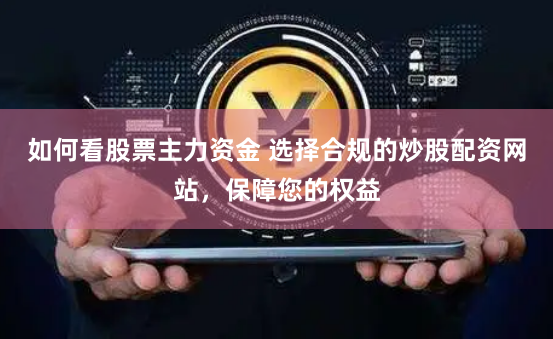 如何看股票主力资金 选择合规的炒股配资网站,保障您的权益